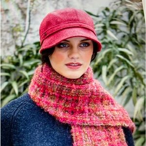Cute wool flapper hat by Mucros Weavers of Ireland